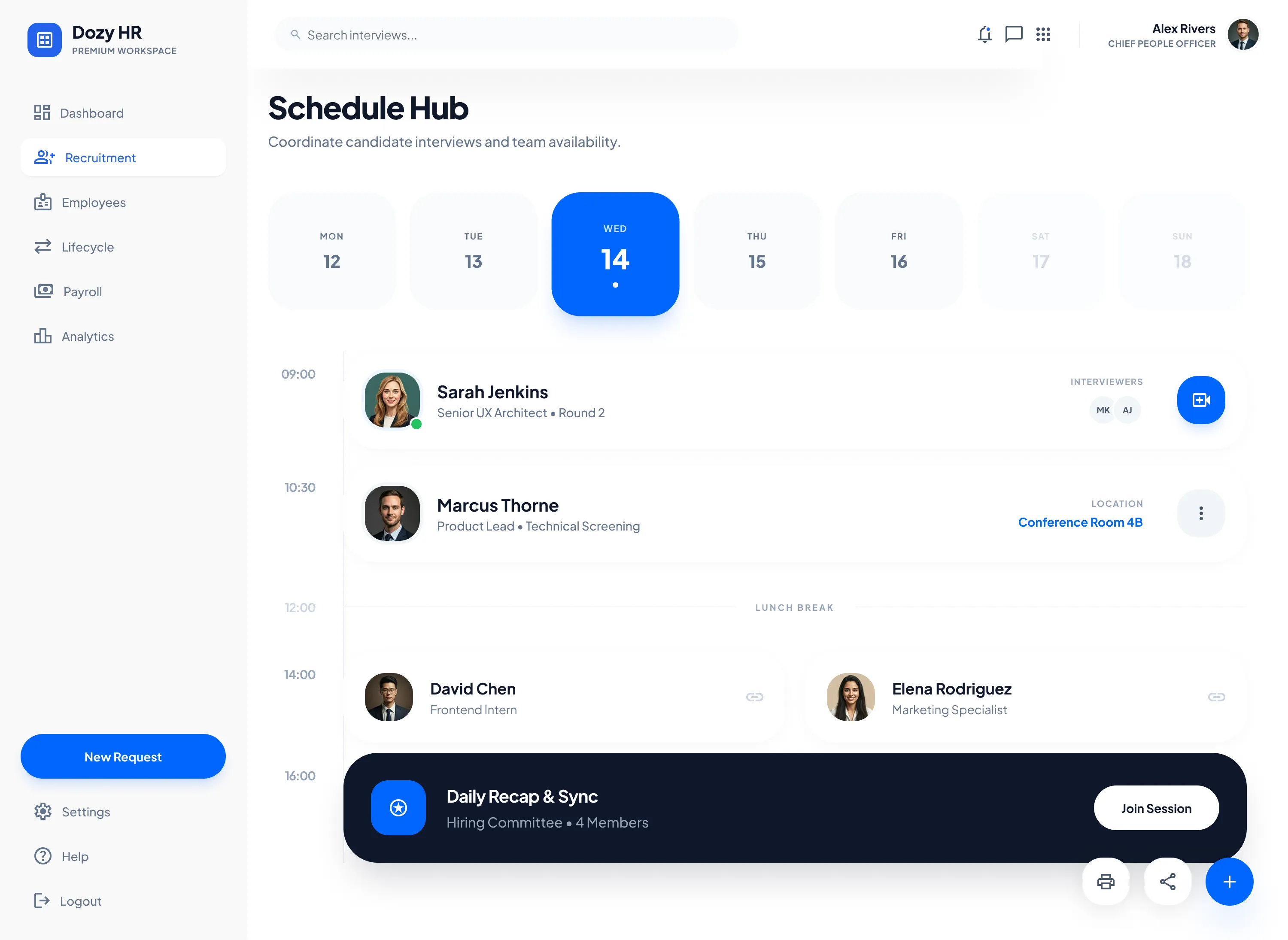 Schedule Hub — time and resource management